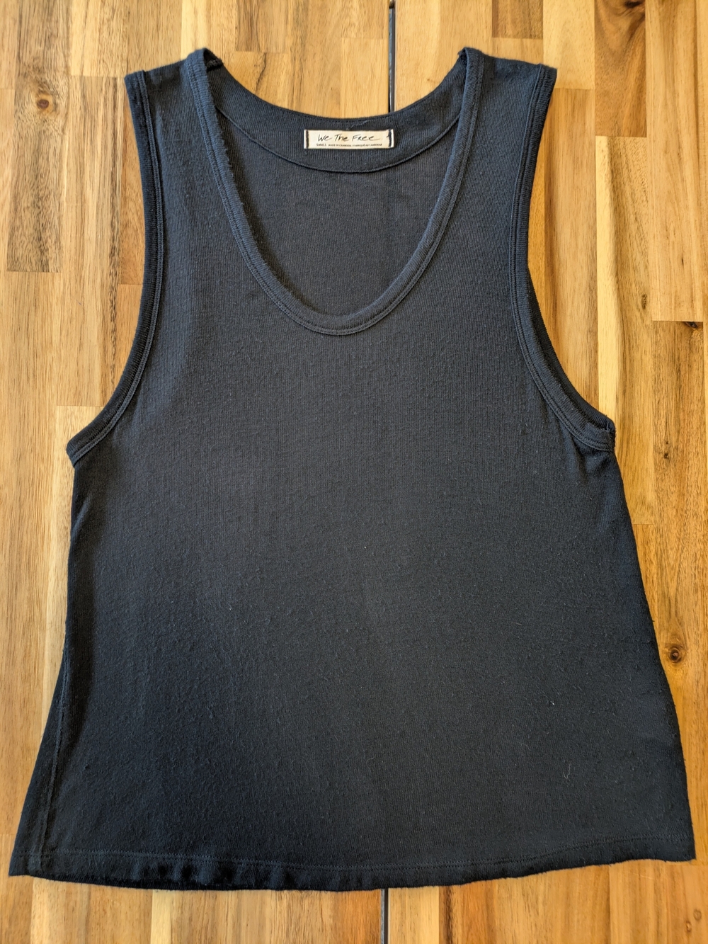 We The Free Black Women's Sleeveless Tank Top Sz S